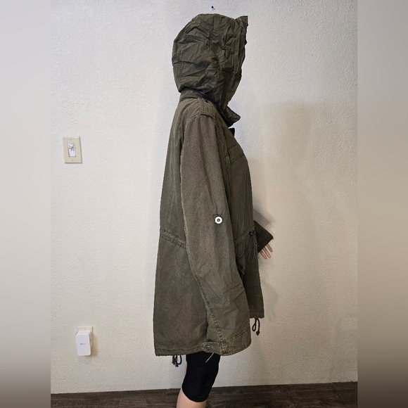 Levi Strauss & Co Women's Army Green Utility Jacket Size XL - Picture 6 of 11